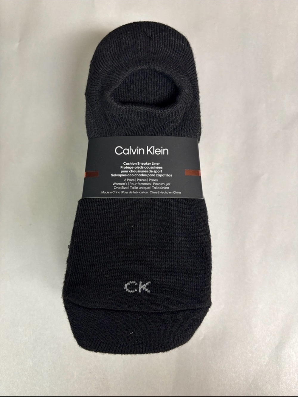 New Calvin Klein Socks Women’s 6 Pair Sneaker Liner Casual Activewear Preppy